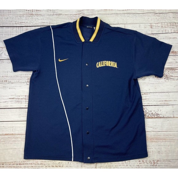 VTG Nike Team UC Berkeley California‎ Cal Golden Bears Warmup Shooting Shirt XXL - Picture 1 of 3